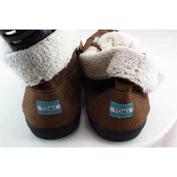 Toms Short boots Brown Fabric Boots Men Size 11.5 M - Picture 4 of 6